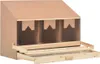vidaXL Nido per galline a 3 scomparti 93x40x65 cm in legno Anteprima dell’immagine prodotto 11