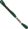 A single skein of green embroidery thread on a white background. Produktbild-Vorschau