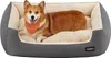 FEANDREA Hundebett, Hundekorb mit Wendekissen, 85 x 65 x 21 Produktbild-Vorschau 1