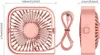USB ventilátor Tichý mini stolní ventilátor TOPK K50 růžový Náhled obrázku produktu 5