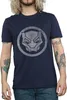 Black Panther - T-Shirt für Herren BI457 (S) (Marineblau) Produktbild-Vorschau 3