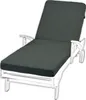 A gray cushion on a white chaise lounge. Produktbild-Vorschau