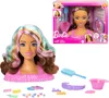 A Barbie styling head with accessories and its packaging. Produktbild-Vorschau