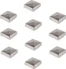 10x Pfostenkappe Edelstahl 91 mm Pyramide Abdeckkappe für Produktbild-Vorschau 1