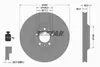2 Textar Bremsscheiben 330mm vorne für Citroen C5 C6 Produktbild-Vorschau 3