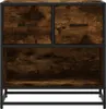 vidaXL Nachttisch Räuchereiche 60x31x60 cm Holzwerkstoff Produktbild-Vorschau 5