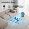 Tischventilator, leiser Ventilator mit 100° Oszillation & Produktbild-Vorschau 4