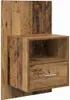 vidaXL Tête de lit avec rangement, 3 pièces, bois de Voir les images du produit 6