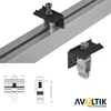 2x ALU Endklemme schwarz Easy-Click-System 30-45mm Solar PV Produktbild-Vorschau 2
