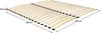 A wooden slatted bed base shown from a diagonal angle. Náhled obrázku produktu