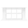vidaXL Supporto per acquario bianco lucido 120x40x60 cm Anteprima dell’immagine prodotto 4