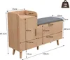 UnboxG Schuhbank Schuhschrank mit Sitzbank Schuhtruhe Produktbild-Vorschau 9