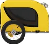 vidaXL Príves na bicykel Psy Žlto-čierna Oxford tkanina a Náhľad obrázku produktu 6