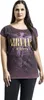 Nirvana T-Shirt Damen In Utero Dye weinrot Band-Merch, Produktbild-Vorschau 4