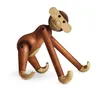 A wooden monkey toy on a white background. Náhled obrázku produktu
