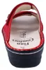 FINN COMFORT Fumane Damen Pantolette rot Nubukleder - Produktbild-Vorschau 3