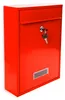 Design Briefkasten Metall Rot 26,5 x 35 x 8,5 cm Produktbild-Vorschau 1