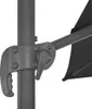 Ampelschirm mit Aluminium-Mast 300x300 cm Anthrazit Produktbild-Vorschau 7
