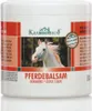 A white tub of Kräuterhof Pferdebalsam Wärmegel extra stark with a picture of a white horse on it. Produktbild-Vorschau