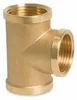 Raccordo a T in Ottone 1 1/4" - Raccordi Filettati per Anteprima dell’immagine prodotto 1