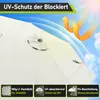 Faziango XXL Sonnenschirm Naturweiß mit LED-Beleuchtung – Produktbild-Vorschau 4