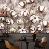 Muralo Vlies Fototapete für Esszimmer BAUMWOLLE Blumen Produktbild-Vorschau 4