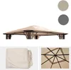 Ersatzbezug für Dach Pergola Pavillon Mira 3,5x3,5m  creme Produktbild-Vorschau 6