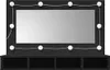 vidaXL Zrcadlová skříňka s LED černá 90x31,5x62 cm Náhled obrázku produktu 4