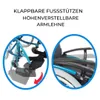 Invalidný vozík Skladací hliníkový ľahký manuálny s brzdami Náhľad obrázku produktu 6