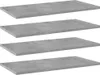 vidaXL Bücherregal-Bretter 4 Stk. Betongrau 60x30x1,5 cm Produktbild-Vorschau 5