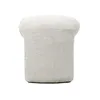 Hocker Beige - Stoff - 47x42x42cm - Hocker Raven - Giga Produktbild-Vorschau 3