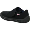 A black children's shoe is shown from the side against a white background. Podgląd zdjęcia produktu