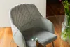 Lot de 2 chaises rembourrées TESSA en velours avec Voir les images du produit 3