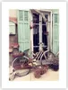Poster - Poster ohne Rahmen - Fahrräder Vintage Mietshaus - Produktbild-Vorschau 1