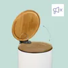 Ensemble de salle de bain Relaxdays, poubelle et brosse de Voir les images du produit 2
