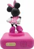 A 3D digital alarm clock featuring Minnie Mouse on top, set against a white background. Voir les images du produit