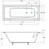 BADLAND Badewanne Rechteck Modern SLIM 180x80 Rand 15mm mit Produktbild-Vorschau 12