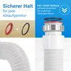 LOBENSWERK Siphon Waschbecken mit hochwertiger Aluminium Produktbild-Vorschau 7