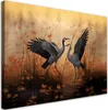 Quadro su tela Gru Natura Uccelli 60x40 Feeby Arancione Anteprima dell’immagine prodotto 1