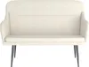 A studio shot of a cream-colored bench. Produktbild-Vorschau