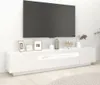 TV-Schrank mit LED-Leuchten Weiß 200x35x40 cm , TV-Schränke Produktbild-Vorschau 1