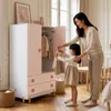 Armadio per bambini "Vaarentaa" con 2 ante, 2 cassetti, Anteprima dell’immagine prodotto 5