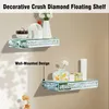 WISFOR Kristaldecoratief wandplankje, 38x15x6 cm. Glazen Productafbeelding-voorbeeld 4