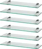 Harbour Housewares Schwebende Glas-Badezimmerregale – 60 cm Produktbild-Vorschau 1