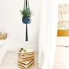 2er Set Makramee Blumenampel, Boho Deko Baumwollseil Produktbild-Vorschau 7