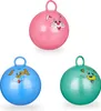 3x Hüpfball Kinder im Set, mit Griff, für drinnen & Produktbild-Vorschau 1