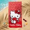 Hello Kitty Kinder Mikrofaser Strandtuch Handtuch Badetuch Produktbild-Vorschau 2