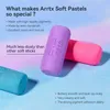 ARRTX Mini pastelli a gesso morbidi, 72 pezzi Anteprima dell’immagine prodotto 3