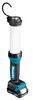 A Makita LED work light with a battery attached, shown against a white background. Produktbild-Vorschau