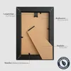 Czarna drewniana ramka na zdjęcia 13x18cm zestaw 3 sztuk Podgląd zdjęcia produktu 3